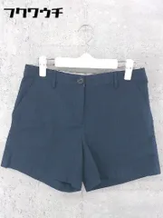 ◇ URBAN RESEARCH DOORS アーバンリサーチ ドアーズ シアサッカー ショート パンツ サイズ38 ネイビー レディース 【1002800538652】のサムネイル