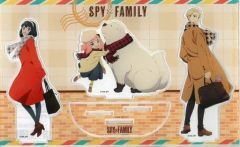 [Used] Acrylic Stand- Acrylic Panel Forger Family Original Illustration Acrylic Diorama Set JF2023 Ver. "SPY×FAMILY" Jump Festa 2023 Goods