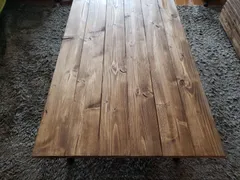 90✕54 アンティークで　ローテーブル　ウォールナット　折りたたみ式