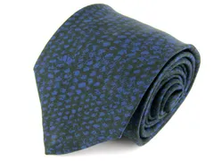 ヴァレンチノ ブランドネクタイ 総柄 シルク イタリア製 メンズ ブラック Valentino 【中古】