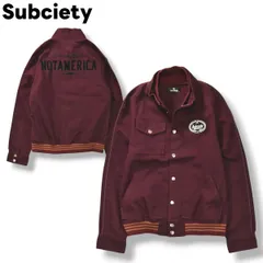 【極美品】 サブサエティ  Subciety  MOTAMERICA モータメリカ レーシング ジャケット S バーガンディー メンズのサムネイル