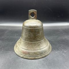 真鍮製ベル 吊り下げ型鐘 学校の鐘 尋常小学校号鐘 古道具 真鍮製ベル 吊り下げ型鐘 学校の鐘 尋常小学校号鐘 古道具 - メルカリ