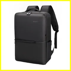 PCリュック 止水ファスナー 軽量 15.6インチ リックサックメンズ 大容量 防水 A4収納可 メンズ 通勤 バックパック ビジネスリュック 薄型 高校生 リュック 通学 出張 [ecoofee] 旅行