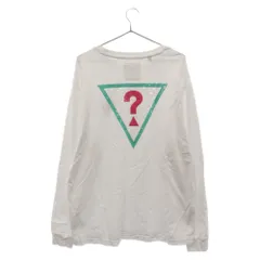 GUESS (ゲス) ×ATMOS×BADMOOD OVERSIZED SLV TEE SHIRT×アトモス×バッドムード オーバーサイズ 長袖Tシャツ クルーネック ホワイト MK3K8603ATのサムネイル