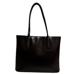 BREE ブリ— ハンドバッグ 黒 トートバッグ 肩掛け 手持ち鞄 ロゴ レザー