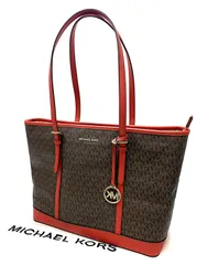 値下げ❗️MICHAEL KORS マイケルコース  シグネチャー トート バック 35T0GTVT3V フレイム FLAME