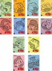 少年サンデー　おそ松くん　雑誌の切り抜き　ハガキ　チビ太のピンバッチ 少年サンデー おそ松くん 雑誌の切り抜き ハガキ チビ太のピンバッチ