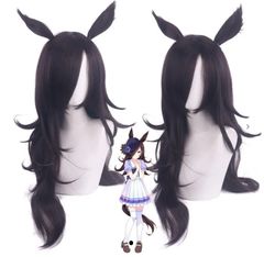 ウマ娘 ライスシャワー ウィッグ＋おまけ付 - メルカリ
