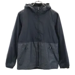 ノースフェイス アウトドア 長袖 ナイロンジャケット 14-16 ブラック系 THE NORTH FACE キッズ 古着 【240116】