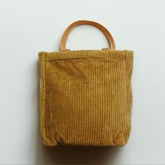 コーディロイBAG（レザー部牛皮）【T.K GARMENT SUPPLY】