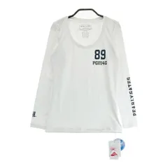 サイズ：0 PEARLY GATES パーリーゲイツ  長袖インナーTシャツ  ホワイト系 [240101430167] ゴルフウェア レディース ストスト PEARLY GATES パーリーゲイツ ハイネック 長袖 インナー Tシャツ