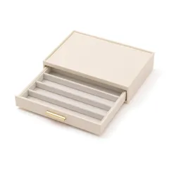 Francfranc フランフラン スタッキング ジュエリーボックス ネックレス ホワイト