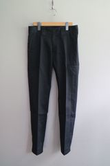 HYSTERIC GLAMOUR SLIM-FIT TROUSERS ヒステリックグラマー スリムフィット トラウザーズ パンツ ブラック S