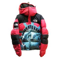 THE NORTH FACE ザノースフェイス 19AW ×Supreme STATUE PRINT Baltro Jacket Red バルトロ ダウンジャケット レッド ND919011