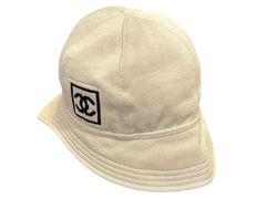 CHANEL バケットハット ホワイト - メルカリ