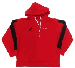 【中古】衣類 音駒高校 ユニフォーム風パーカー レッド×ブラック M-Lサイズ 「ハイキュー!! TO THE TOP×ドン・キホーテ」