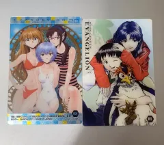 エヴァンゲリオン 碇 シンジ レイ 惣流・アスカ・ラングレー ウェハース カードダス カード グッズ