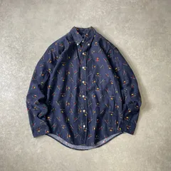 ヴィンテージ RALPH LAUREN スキー柄 コーデュロイ シャツ ラルフローレン