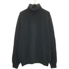 UNITED ARROWS ユナイテッドアローズ ウール カシミヤ ミドルゲージ タートルネック ニットセーター 1113-199-5074 ブラック M