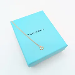 【新品仕上済】ティファニー/Tiffany & Co. エルサ・ペレッティ オープンハートペンダント ネックレス 7mm K18/Au750RG-1.6g ローズゴールド