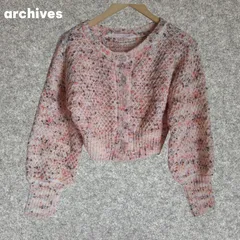 archives マルチカラーニットカーディガン Mサイズ
