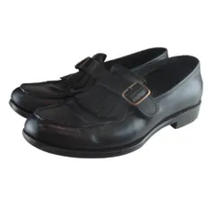 SHIPS シップス Lo spago  ロスパーゴ キルトタッセル モンク レザー シューズ ブラック系 40.5【中古】のサムネイル