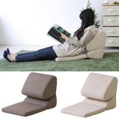 どこでもクッション 2個セット ロジャー グレー 背もたれ 座椅子 