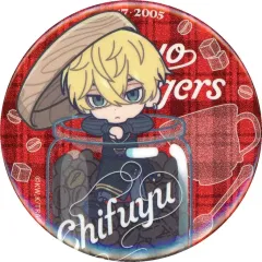 【中古】バッジ・ビンズ 松野千冬(ミニキャラ) 「東京リベンジャーズ トレーディンググリッター缶バッジ Coffee time」