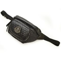 未使用✨モンクレール FELICIE 金具 ビッグロゴ ショルダーバッグ MONCLER モンクレール ボディバッグ ウエストポーチ ロゴ