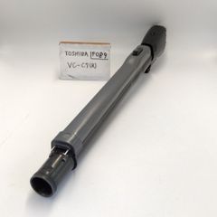 【簡易清掃済】東芝　（型番：VC-C7(R)）　掃除機　延長菅　パイプ　タービンヘッド用　中間パイプ　ズームパイプ　TOSHIBA　延長管　部品　中古　（色：黒　ブラック）
