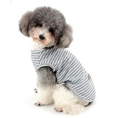 (人気です)30日保証●ペット 犬服 Tシャツ 夏 ボーダー柄 ベスト 涼しい