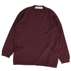 美品 マルニ MARNI ニット カーディガン ロングスリーブ 長袖 無地 ウーのサムネイル