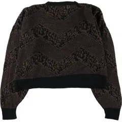 古着 リミテッドエディション LIMITED EDITIONS 総柄 アクリルニットセーター メンズL相当/eaa449395