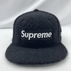 【中古】SUPREME Brushed Wool Box Logo New Era8 ブラック シュプリーム ニューエラ[19][240019479049]