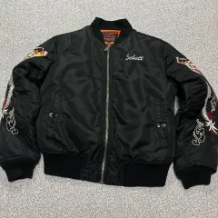 schott レザーボンバージャケット ライダース フライトジャケット 楽天市場】ショット ジャケット SCHOTT ボンバルディアシープスキン