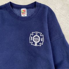 90年代 USA製 企業ロゴプリント スウェットシャツ メンズ2XL 