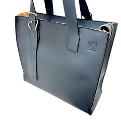 【極美品/未使用品⭐️LOEWE ロエベ】 バックルトートバッグ　 BUCKLE TOTE BAG     メンズ/ユニセックス　 ダークネイビー系　 購入後まま保管の新品未使用品　 （AYA）5250809090005GAS