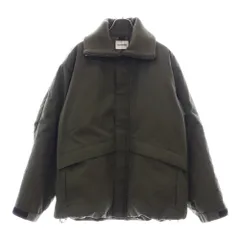 monkey time (モンキータイム) パデッド ニットカラー ジップアップ 中綿ジャケット カーキ 8325-173-1535のサムネイル