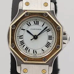 カルティエ Cartier サントスオクタゴン ラウンド コマ 2個【お値下げ】 カルティエ Cartier サントスオクタゴン ラウンド コマ 2個【お