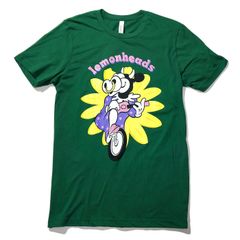 レモンヘッズ Tシャツ 新品 公式 Cow-Green 復刻 90s バンド グランジ オルタナ