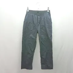 ◇ UNIQLO ユニクロ ウエストゴム 薄手 ストレッチ センターライン シンプル パンツ サイズS ネイビー レディース E  【1308290061046】