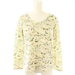 フランシュリッペ franche lippee 総柄カットソー 長袖 プルオーバー M ベージュ /YQ ■OS ■SHのサムネイル