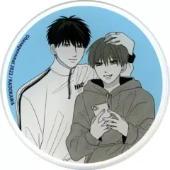 【中古】コースター 田中優也＆柿本健(ブルー) アクリルコースター 「はなげのまい先生『兄貴の友達2巻』発売記念×Gratte animatecafe」 ドリンクメニュー有償特典