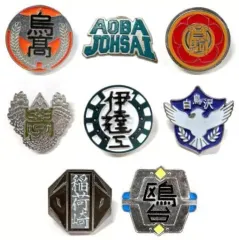【中古】バッジ・ピンズ 全8種セット 「ハイキュー!! TO THE TOP 高校モチーフピンバッジ」