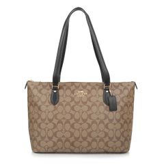 新品』COACH シグネチャー リボン柄 トートバッグ PVCレザー ブラック