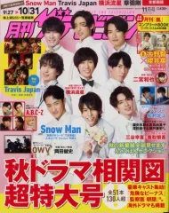 【中古】芸能雑誌 首都圏版月刊ザ・テレビジョン 2020年11月号