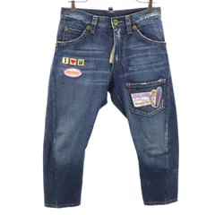 【新品タグ付き】Dsquared2 デニム ジーンズ ピンバッジ ワッペン 38 新品タグ付き】Dsquared2 デニム ジーンズ ピンバッジ ワッペン