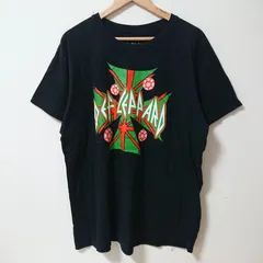 LTMshoptops190s DEF LEPPARD デフレパード　ツアーTシャツ　カニエ着用　黒　L