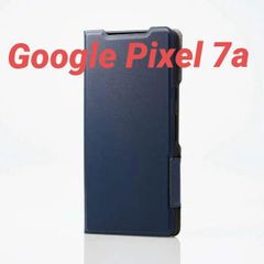 Google Pixel 7a 用 薄型 ソフトレザーケース ネイビー