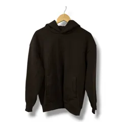 未使用 UNIQLO :C パーカー ダークブラウン オーバーサイズ スウェット ユニクロ クレアワイトケラー コラボ 341-471808 (43-18) 秋 冬 古着